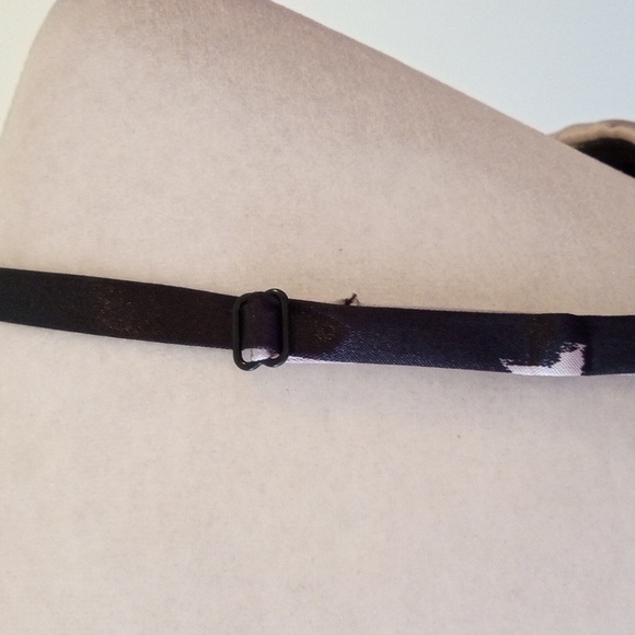 WHBM removable straps bow accent satin feel midi floral formal dress, like new - Picture 4 of 15